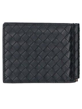 Bottega Veneta Intrecciato Leather Wallet with Money Clip